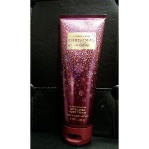 Bath and Body Works A THOUSAND CHRISTMAS WISHES ULTRA SHEA BODY CREAM 8 oz